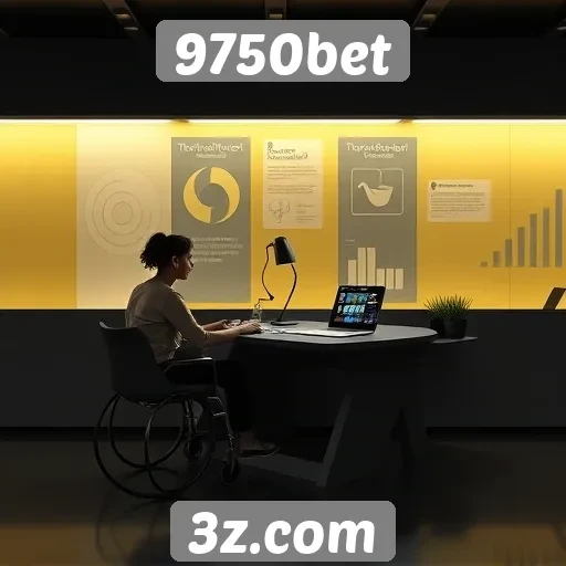 Acessibilidade e design do site 9750bet